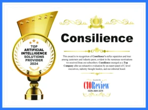 Joseph Byrum won Top AI Solution Provider in 2024 while at Consilience AI.